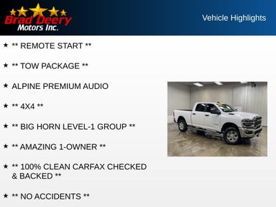 2026 RAM 2500 Big Horn Crew Cab 4X4