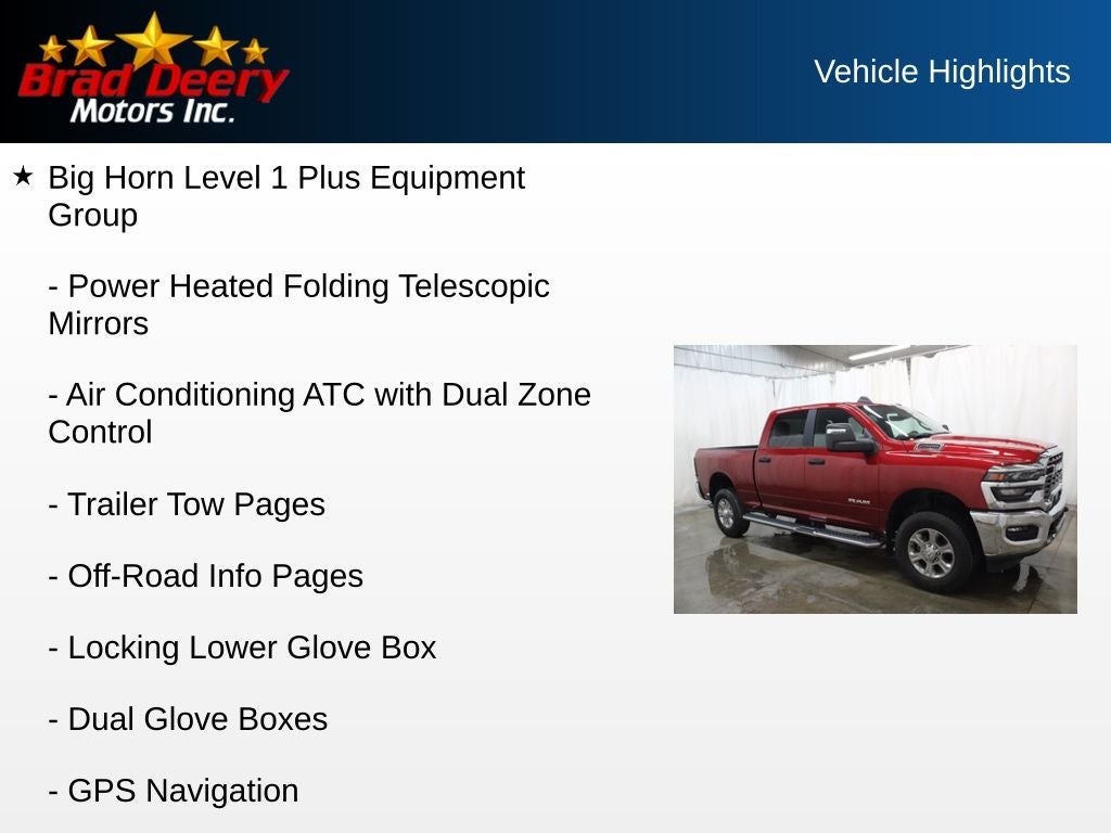 2026 RAM 2500 Big Horn