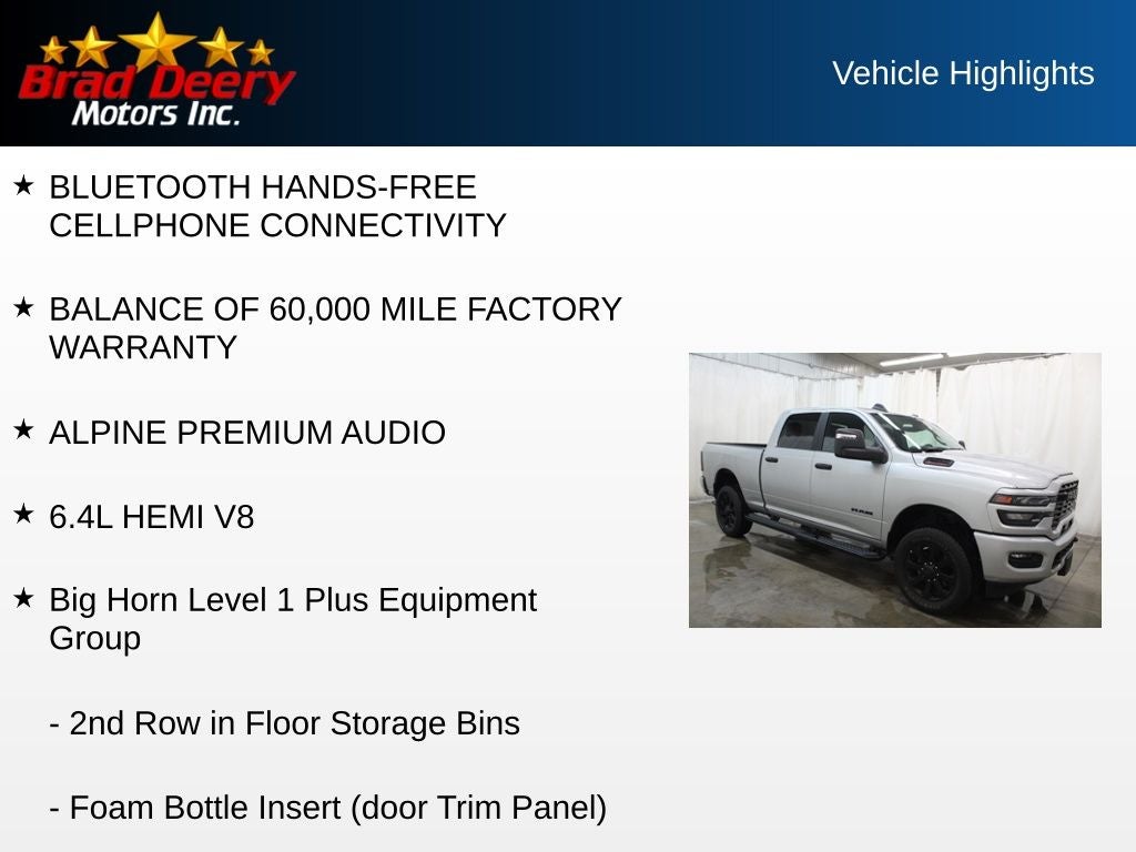 2026 RAM 2500 Big Horn