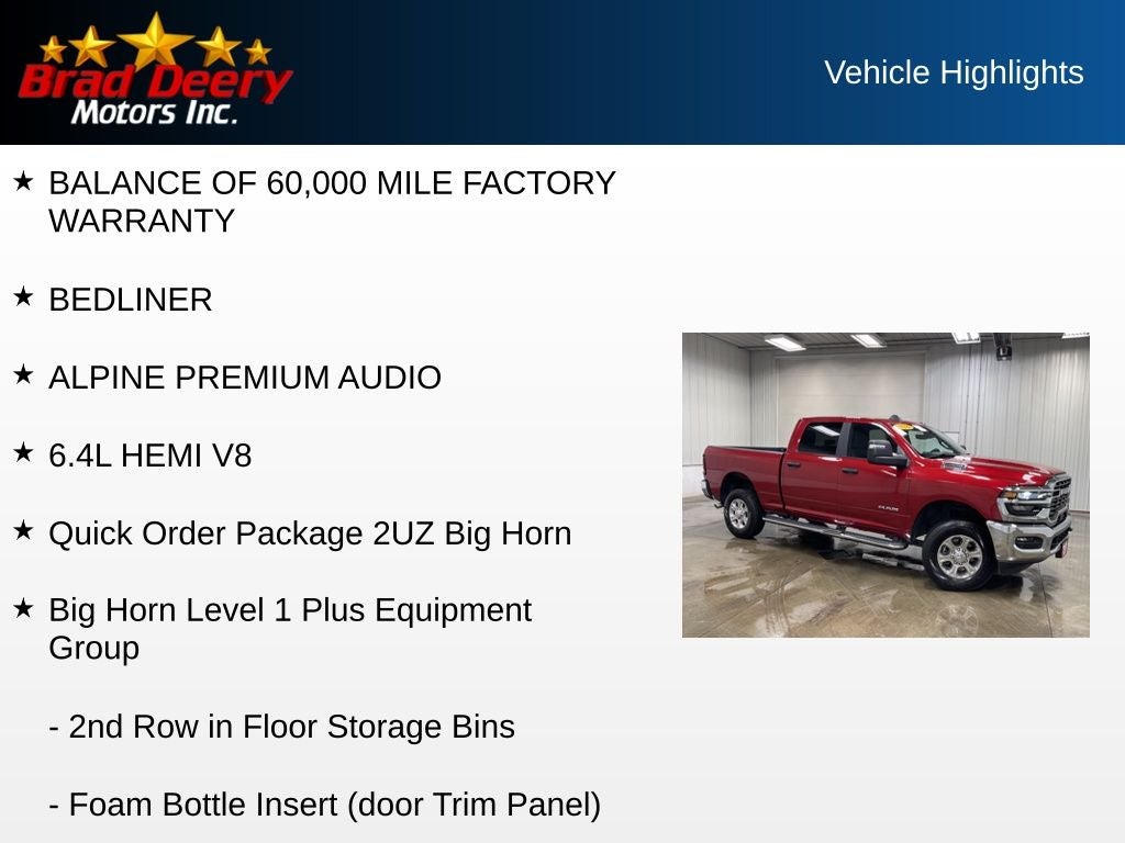 2026 RAM 2500 Big Horn