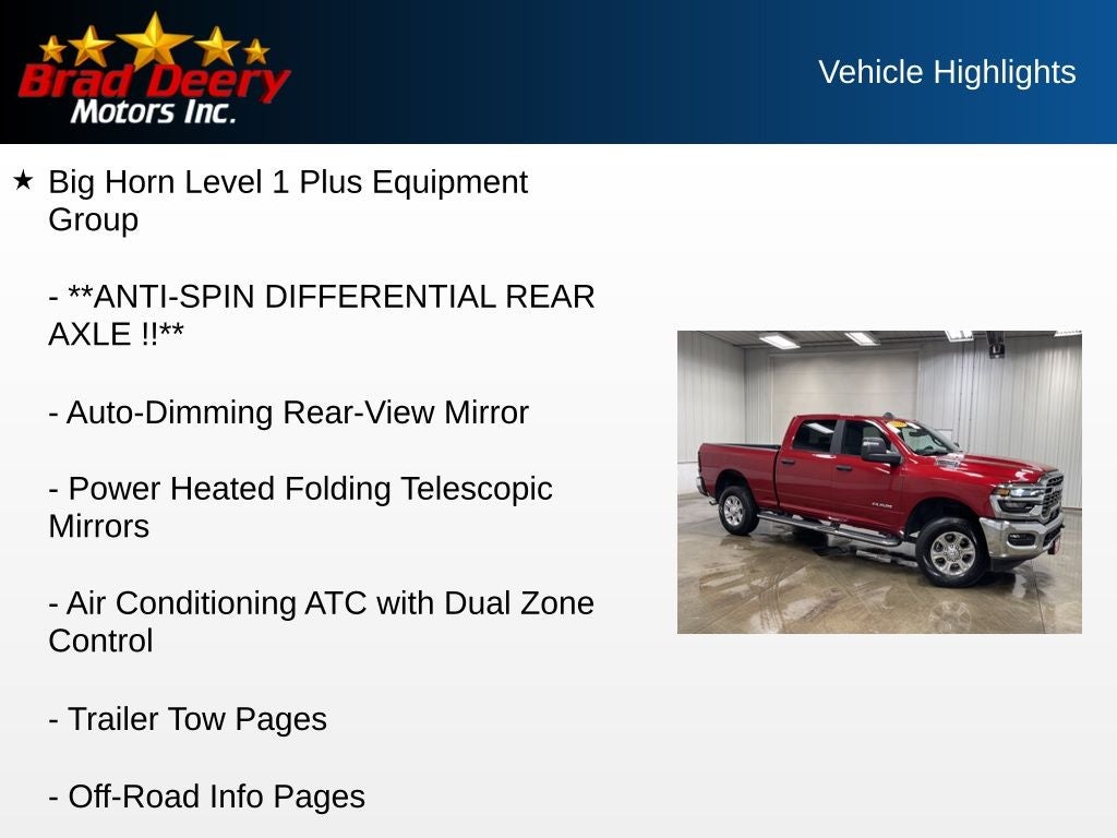 2026 RAM 2500 Big Horn