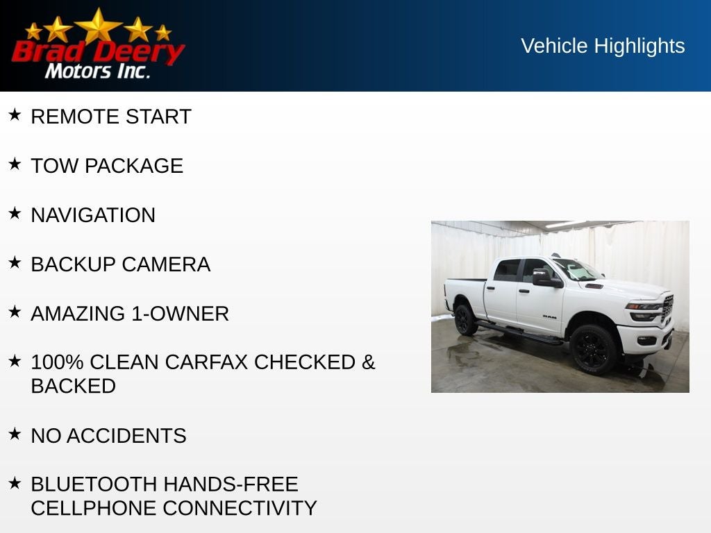 2026 RAM 2500 Big Horn