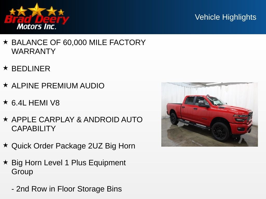 2026 RAM 2500 Big Horn