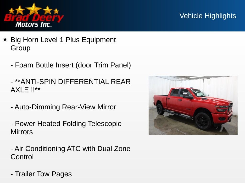 2026 RAM 2500 Big Horn