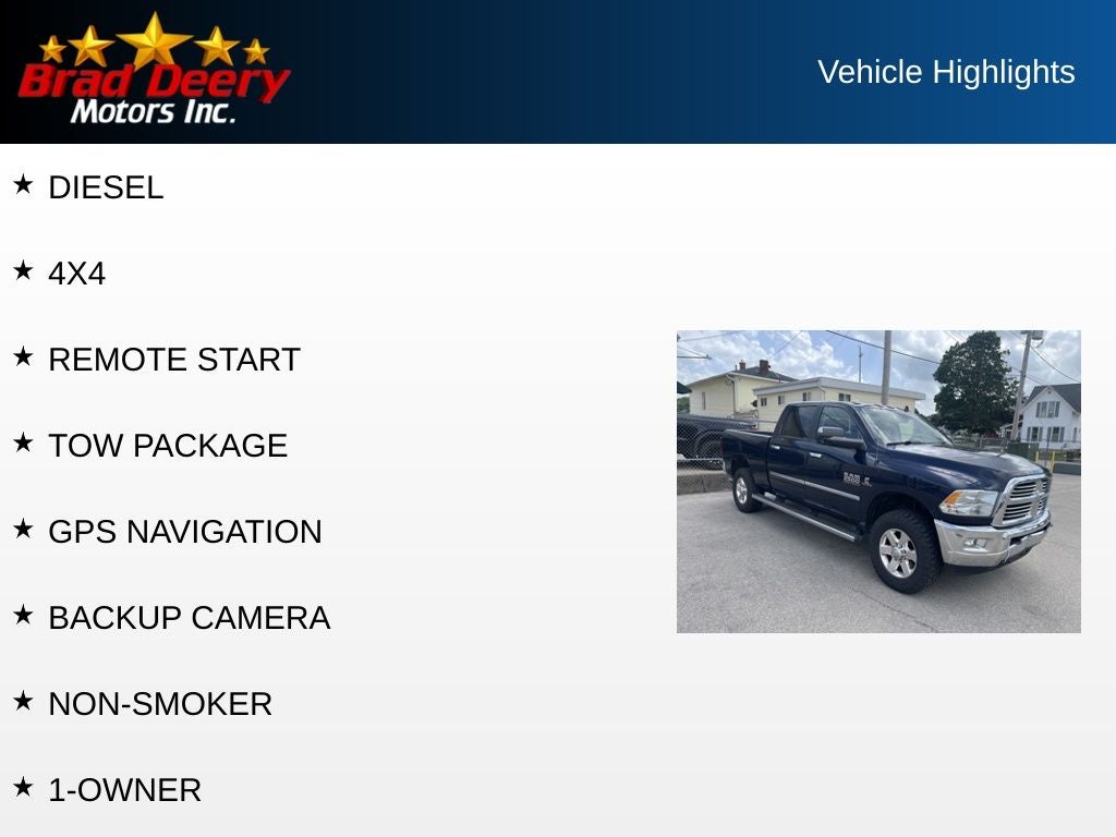 2014 RAM 2500 Big Horn