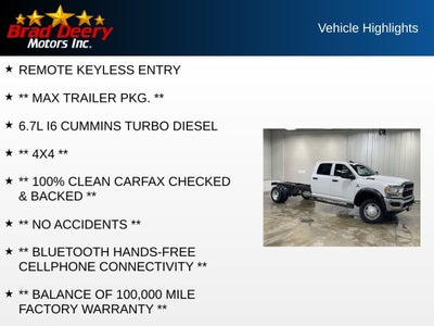 2024 RAM 5500 Chassis Cab Tradesman Crew Cab 4X4