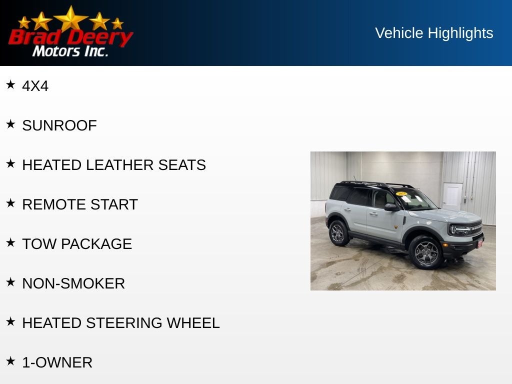 2023 Ford Bronco Sport Badlands