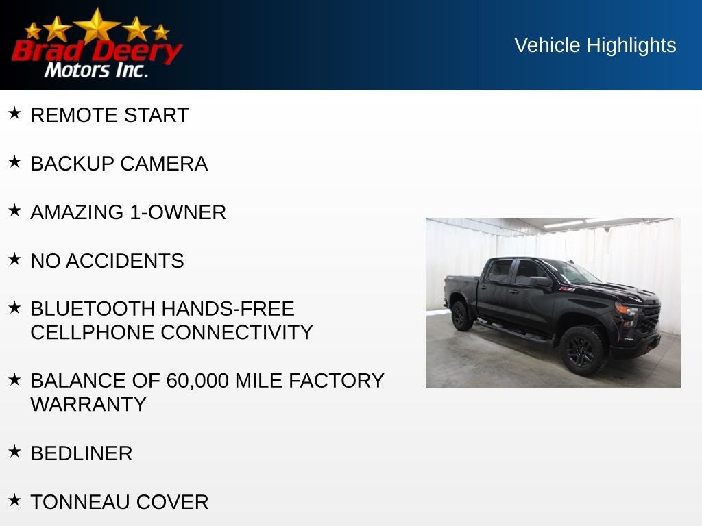 2024 Chevrolet Silverado 1500 Custom Trail Boss