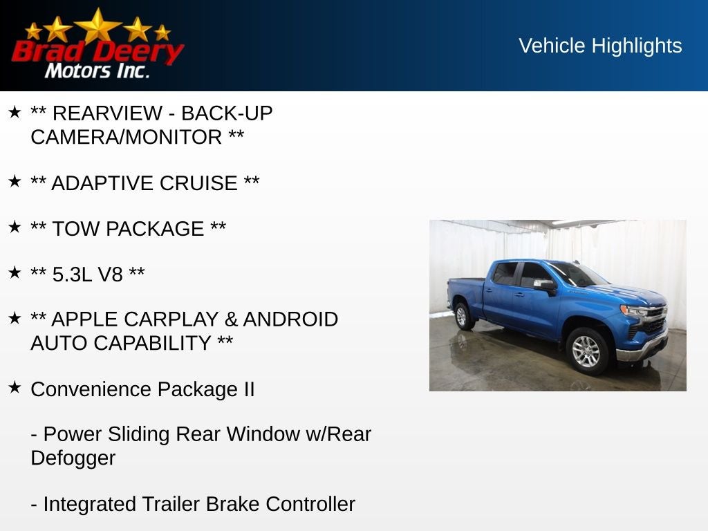 2024 Chevrolet Silverado 1500 LT Crew Cab 4X4