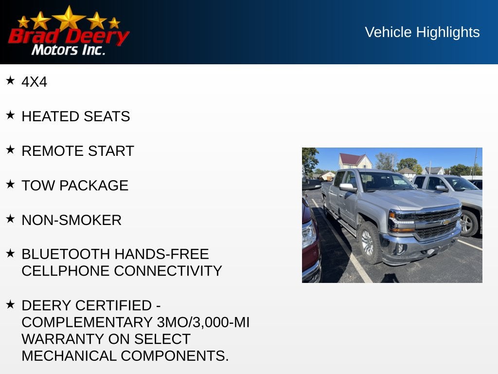 2018 Chevrolet Silverado 1500 LT