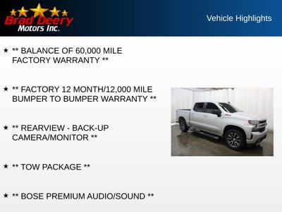 2022 Chevrolet Silverado 1500 LTD RST Crew Cab 4X4