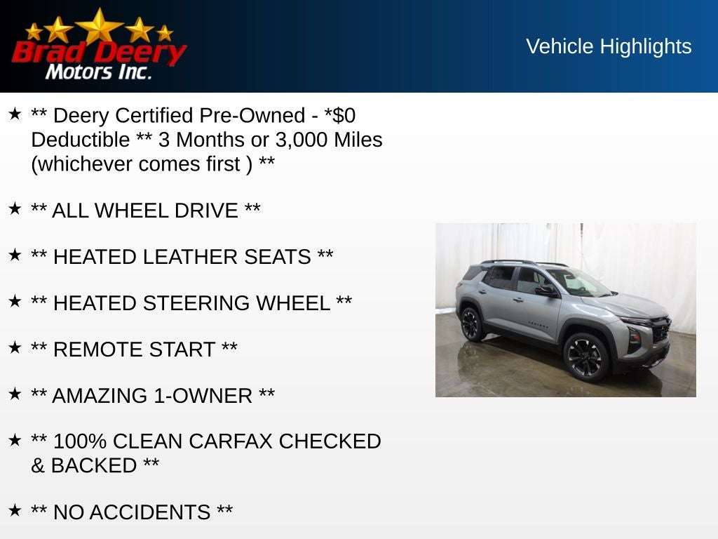 2025 Chevrolet Equinox RS AWD