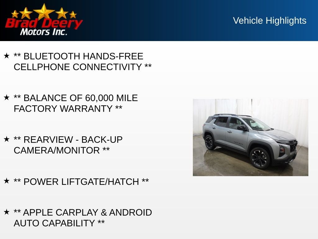 2025 Chevrolet Equinox RS AWD