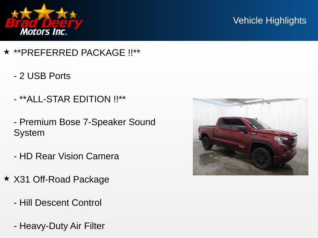 2022 GMC Sierra 1500 Limited Elevation Crew Cab 4X4