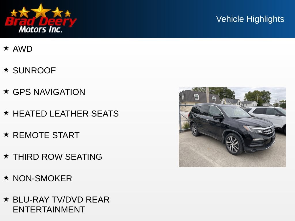 2017 Honda Pilot Touring