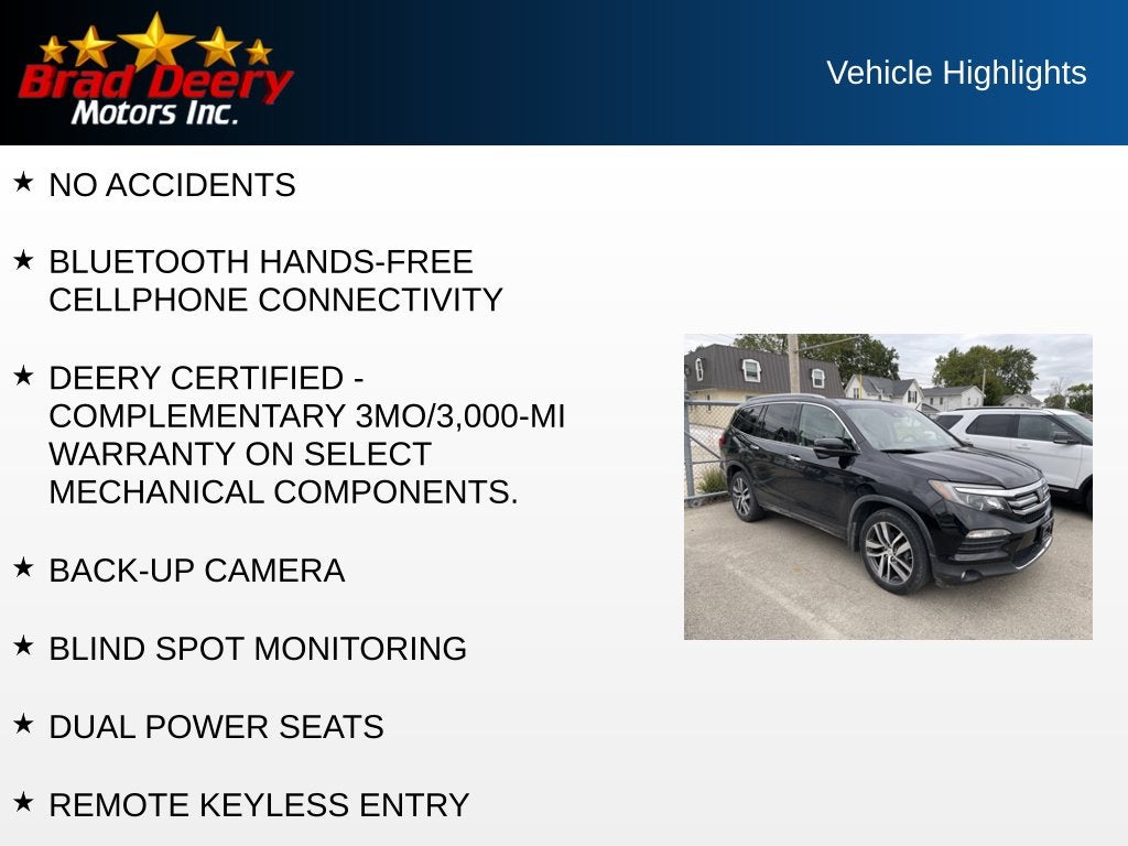 2017 Honda Pilot Touring