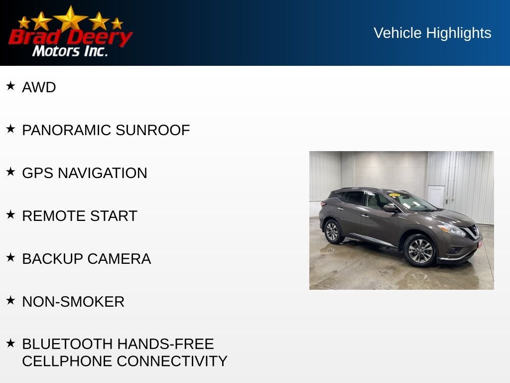 2016 Nissan Murano SV