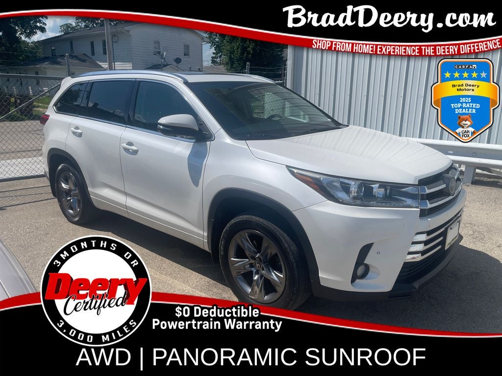 2017 Toyota Highlander Limited Platinum