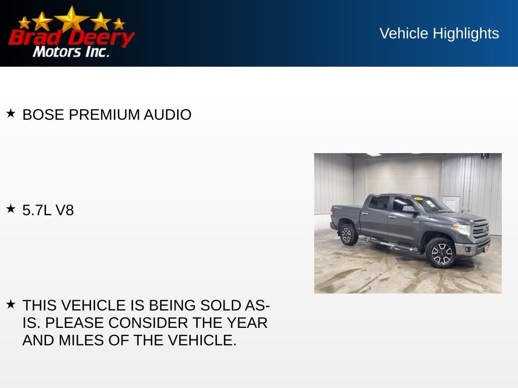 2016 Toyota Tundra 1794