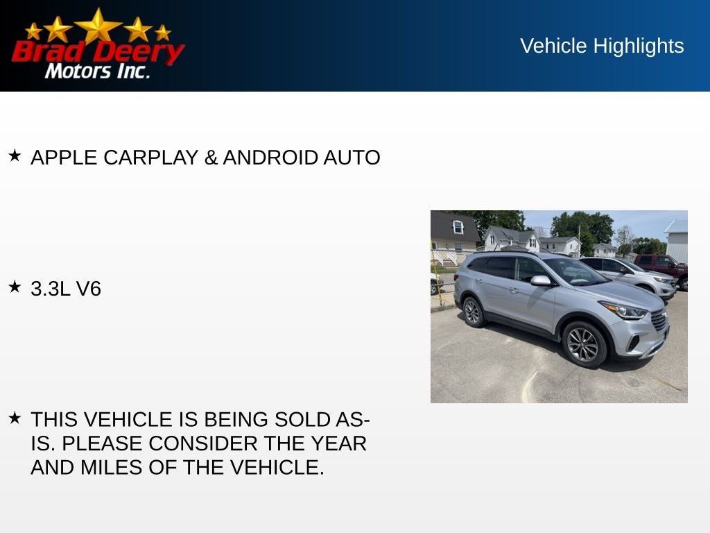 2017 Hyundai Santa Fe SE