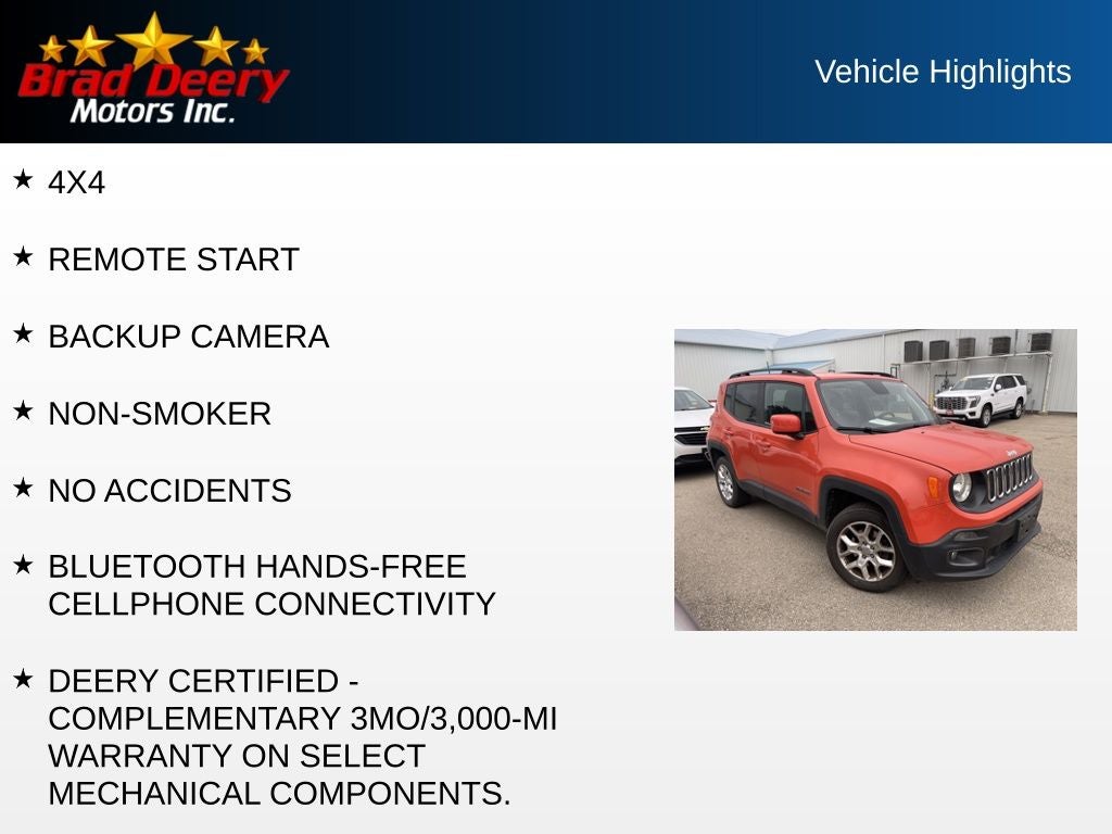 2018 Jeep Renegade Latitude